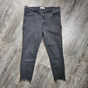 Abercrombie and Fitch The Super Skinny Ankle High Rise Jeans Womens 18R Grunge